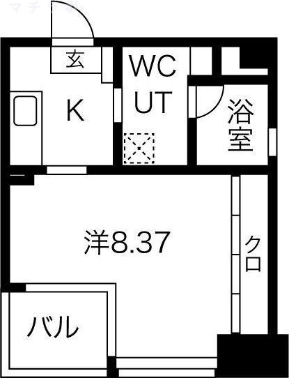 3階の間取り図