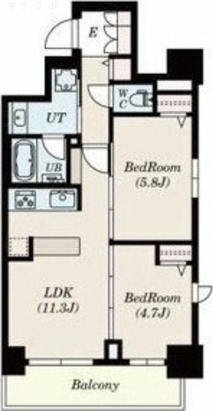 5階の間取り図