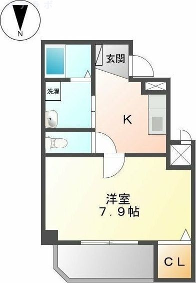 5階の間取り図