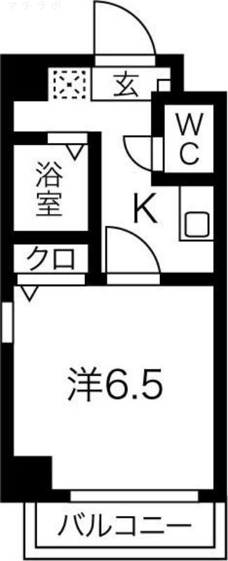 6階の間取り図