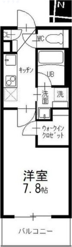 8階の間取り図