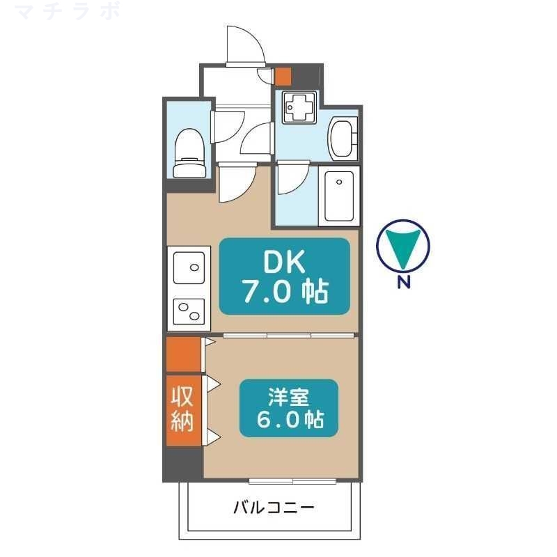 2階の間取り図
