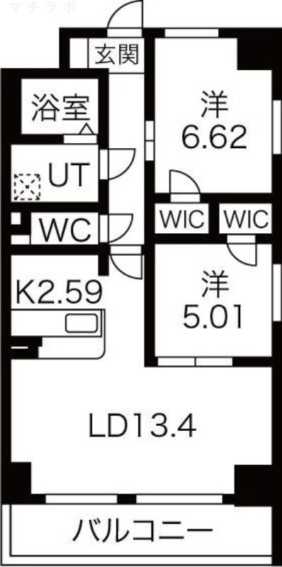 15階の間取り図