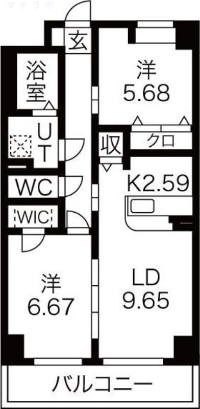 5階の間取り図