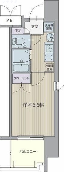 4階の間取り図