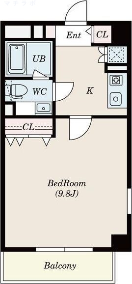 6階の間取り図