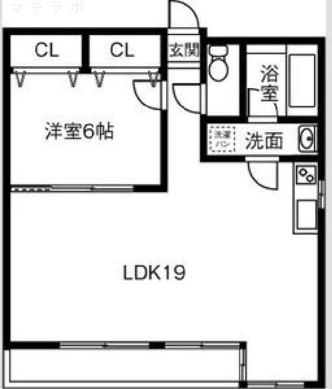 4階の間取り図