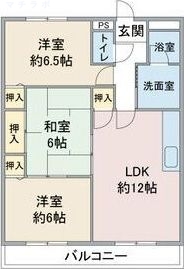 2階の間取り図