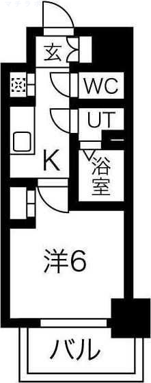 2階の間取り図