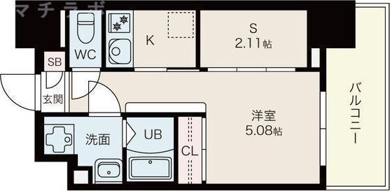 4階の間取り図