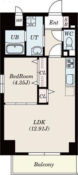 9階の間取り図