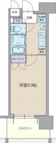 9階の間取り図