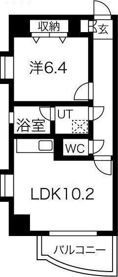 9階の間取り図