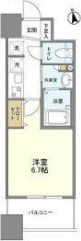 2階の間取り図