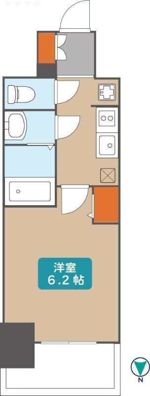 4階の間取り図