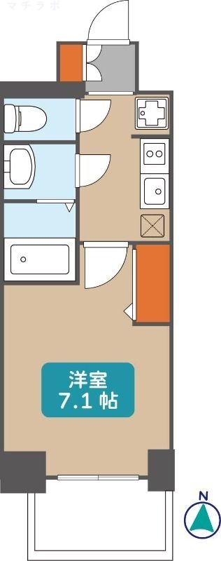 2階の間取り図