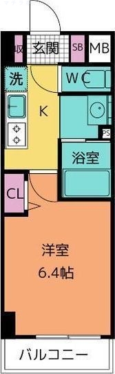 8階の間取り図