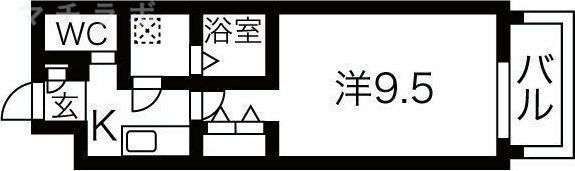 8階の間取り図
