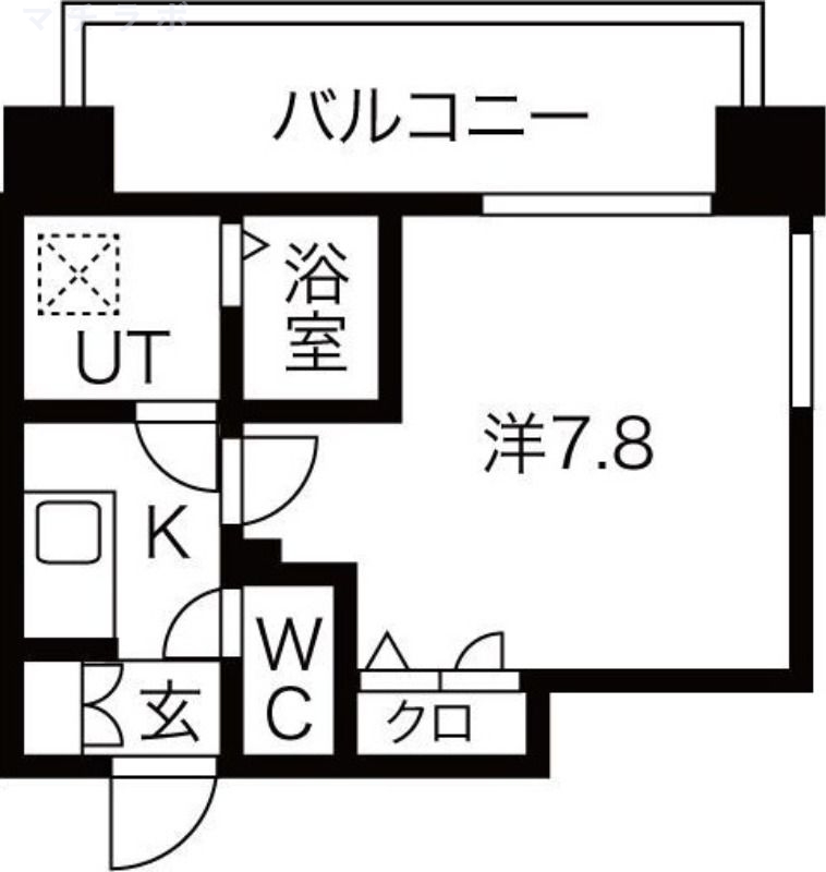 8階の間取り図