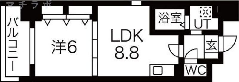 6階の間取り図