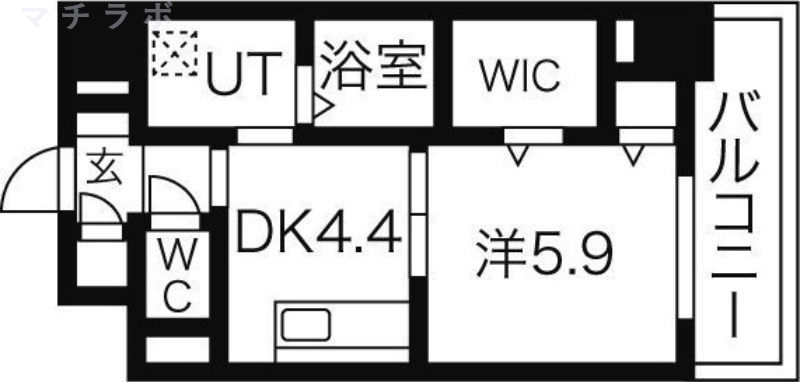 3階の間取り図