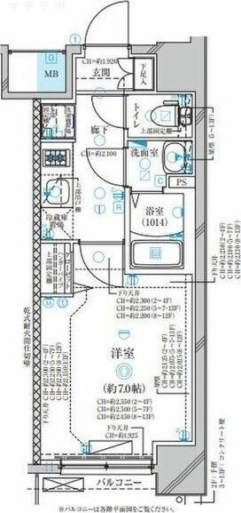 9階の間取り図