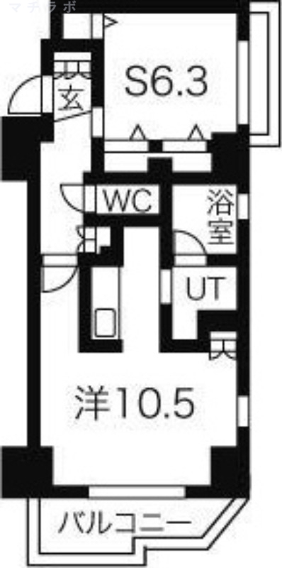 4階の間取り図
