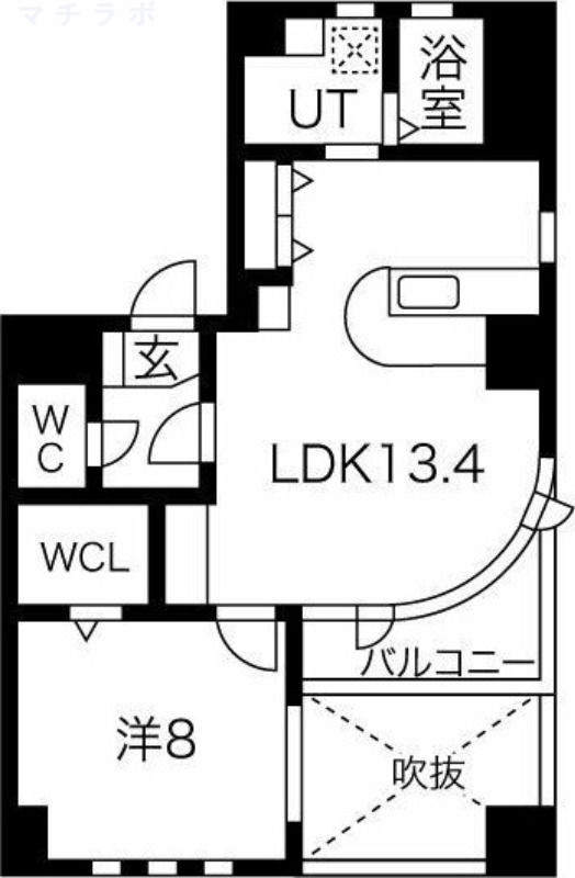 6階の間取り図
