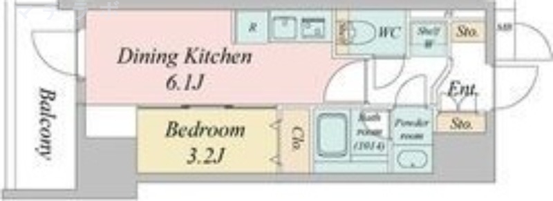 9階の間取り図