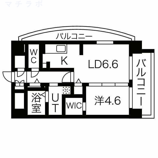 8階の間取り図