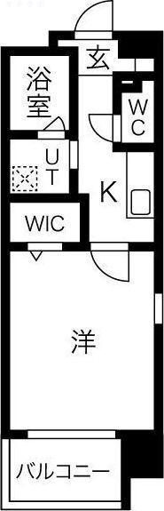 6階の間取り図