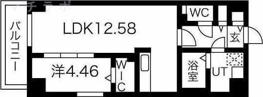 6階の間取り図