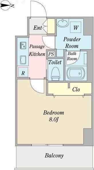 3階の間取り図