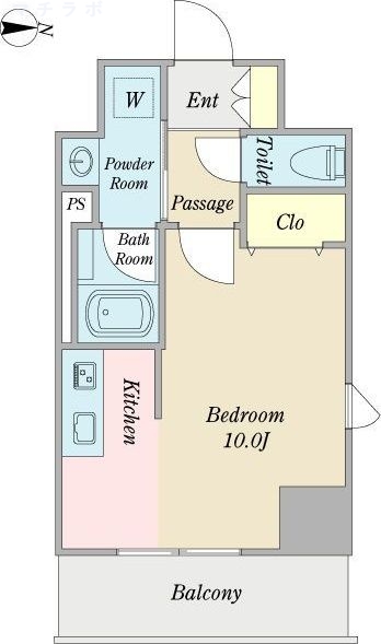 3階の間取り図