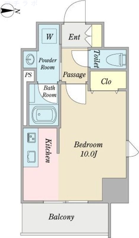 2階の間取り図