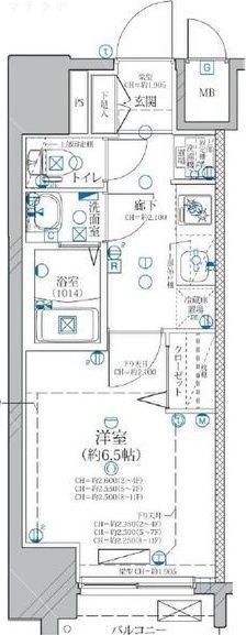 4階の間取り図