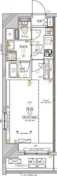 5階の間取り図