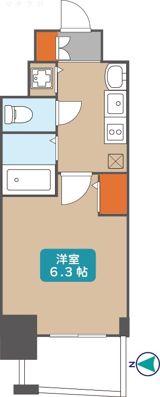 3階の間取り図