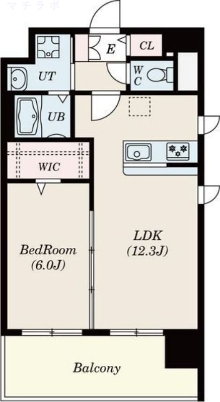 2階の間取り図