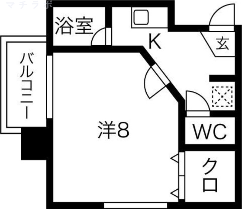 4階の間取り図