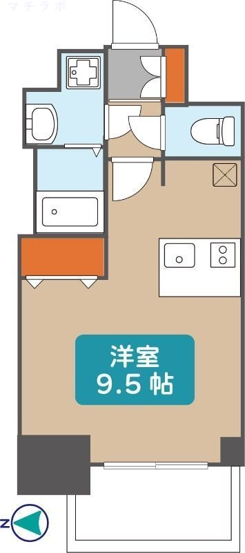 6階の間取り図