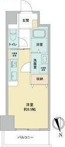 8階の間取り図