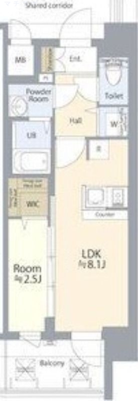 9階の間取り図