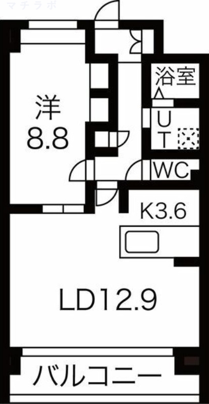 1階の間取り図