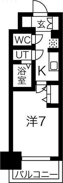 4階の間取り図