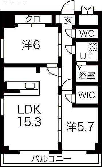 14階の間取り図