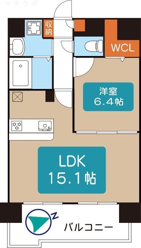 6階の間取り図