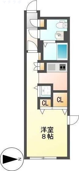 4階の間取り図