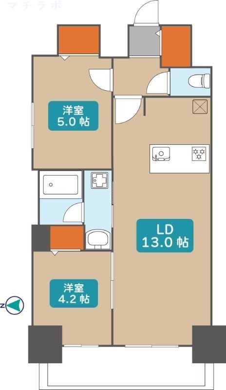 14階の間取り図
