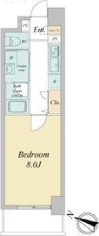 4階の間取り図